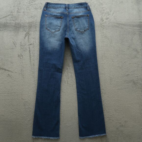 VIGOSS Jeans Women's Size 26 Blue Mid-Rise Marley Crop Boot Denim 30" Inseam - Picture 13 of 16